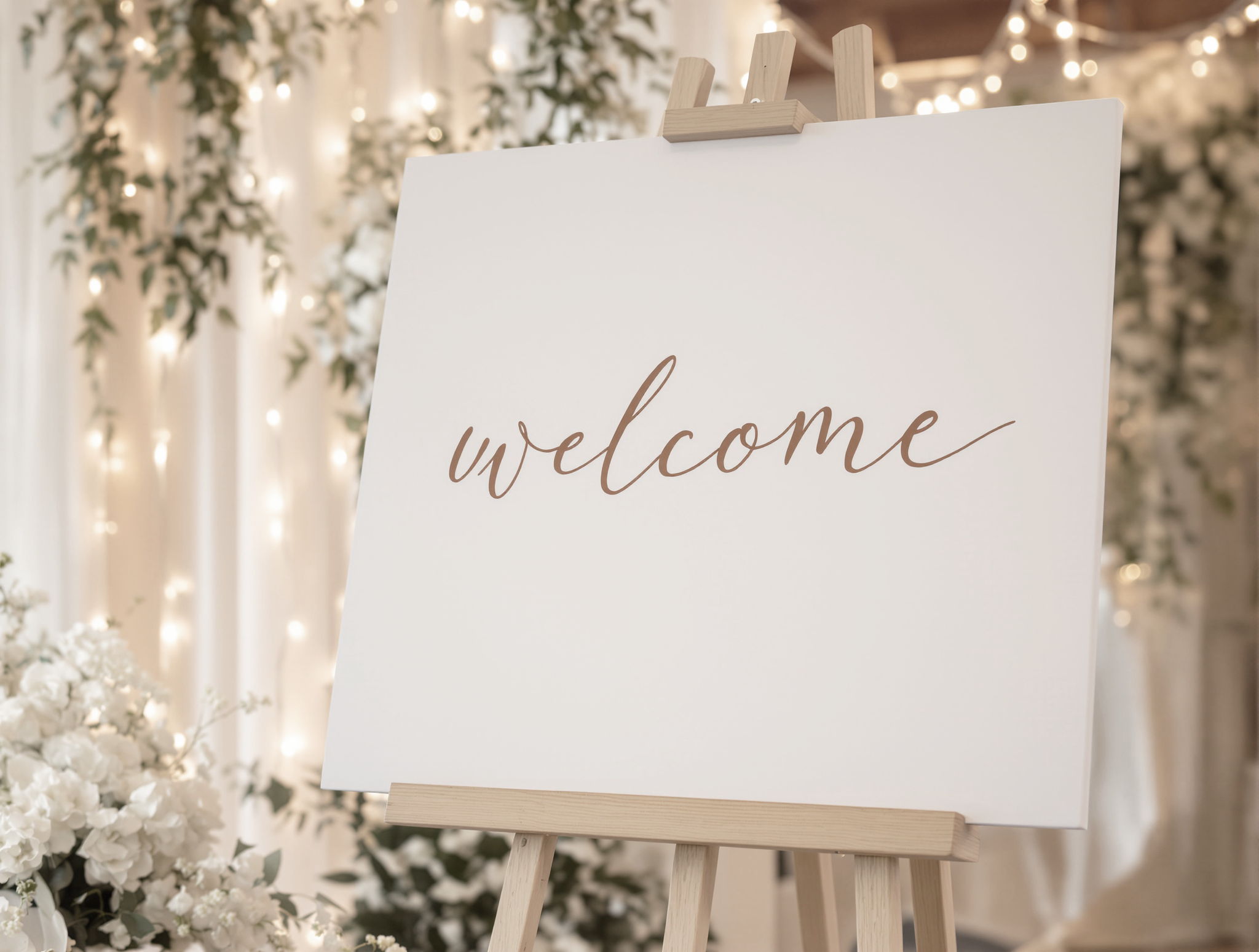 wedding sign