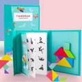 Montessori Magnetic Tangram Book.