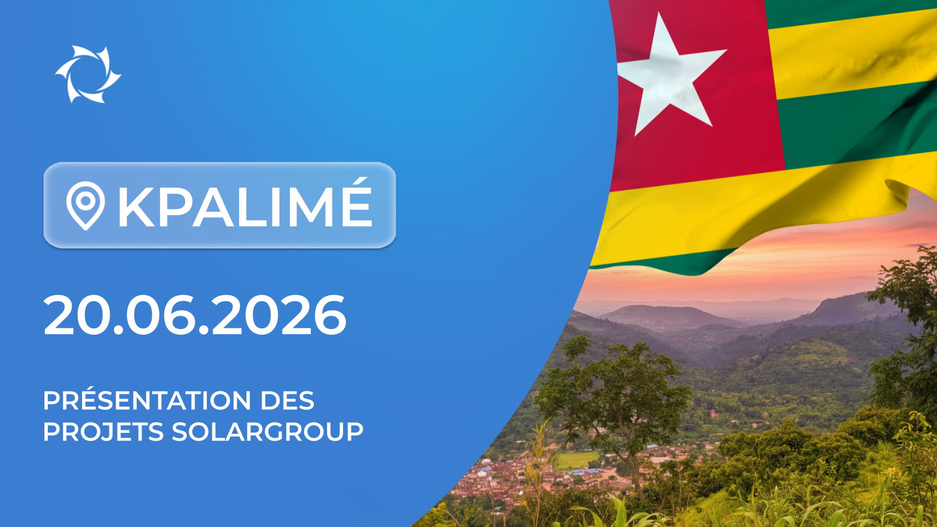Présentation spéciale des projets SOLARGROUP à Kpalimé (Togo)