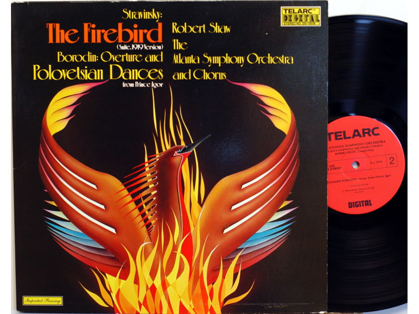 Telarc Stravinsky Firebird - Borodin/Shaw German Audiophile Stereo DG-10039 NM condition