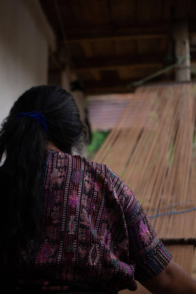 women weaving in Guatemala