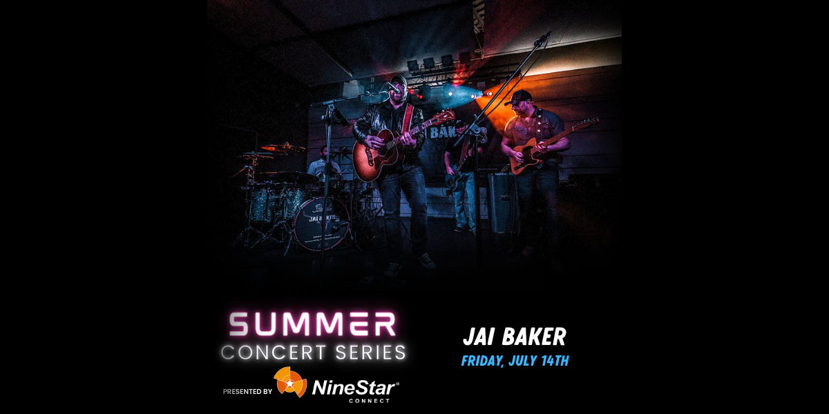 Summer Concert Series:  Jai Baker promotional image