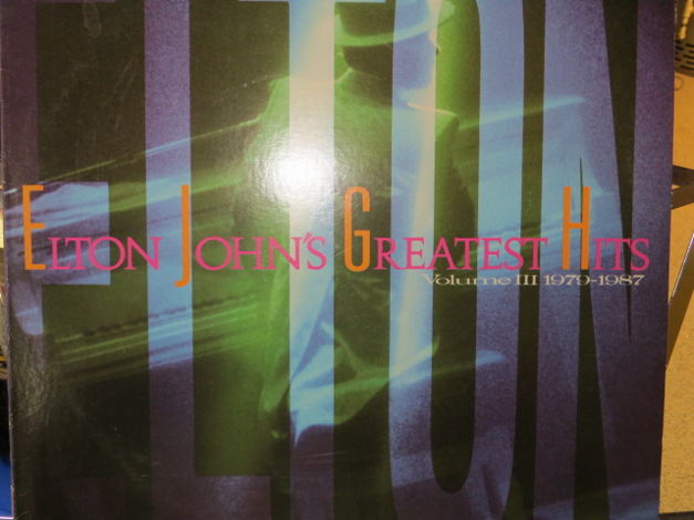 ELTON JOHN - GREATEST HITS VOL 3    1979 - 1987