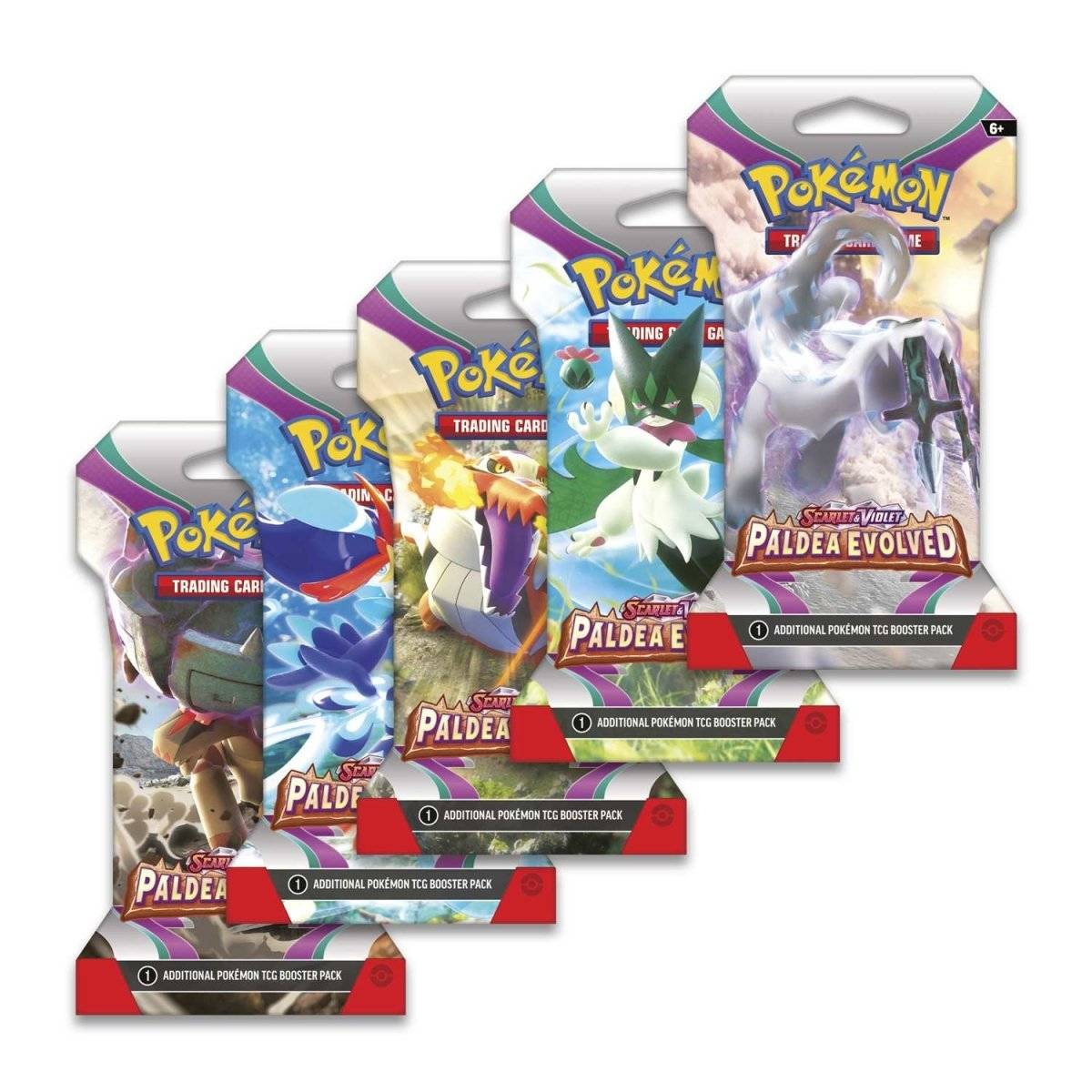 Pokemon: Trading Card Game Scarlet & Violet Sleeved Booster Packs. 