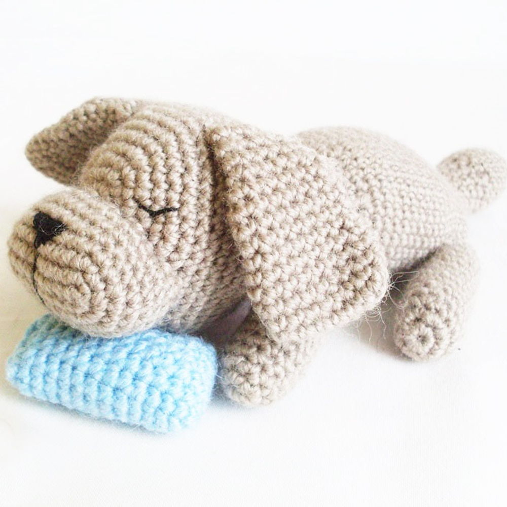 Sleepy Doggy Amigurumi pattern
