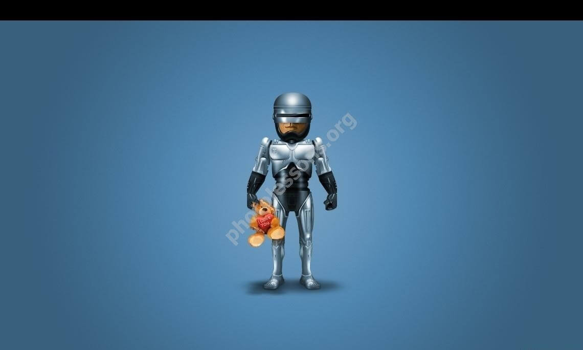 Робокоп для Фотошоп - исходник в PSD формате