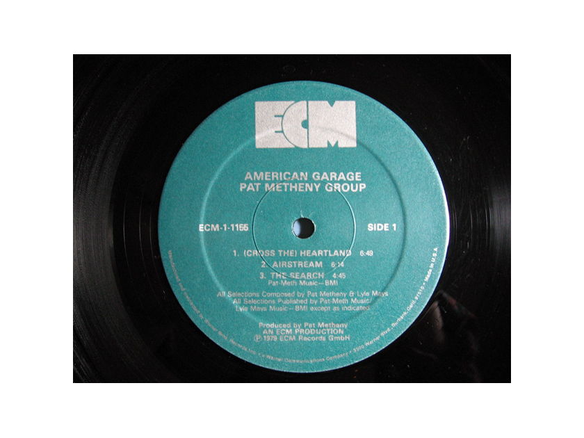 Pat Metheny Group  - American Garage - 1979 ECM Records ‎ECM-1-1155
