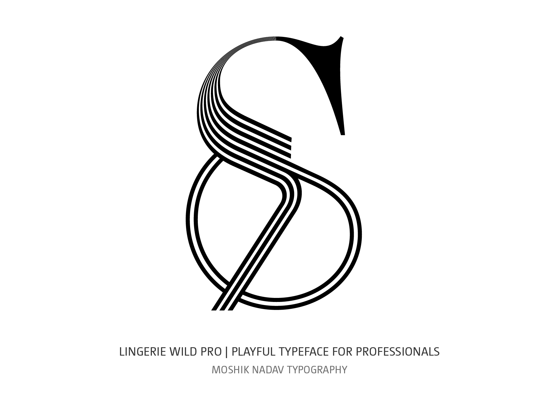 unique ampersand by Moshik Nadav Typography