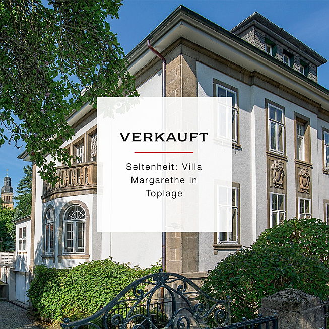  Bad Homburg
- Die altehrwürdige Villa Margarethe hat dank Engel & Völkers Taunus einen neuen Eigentümer