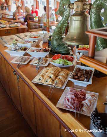 Savor buffet dinner featuring a wide array of dishes
