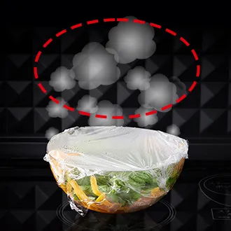 食品から発生する蒸気を検知して仕上がりを判定