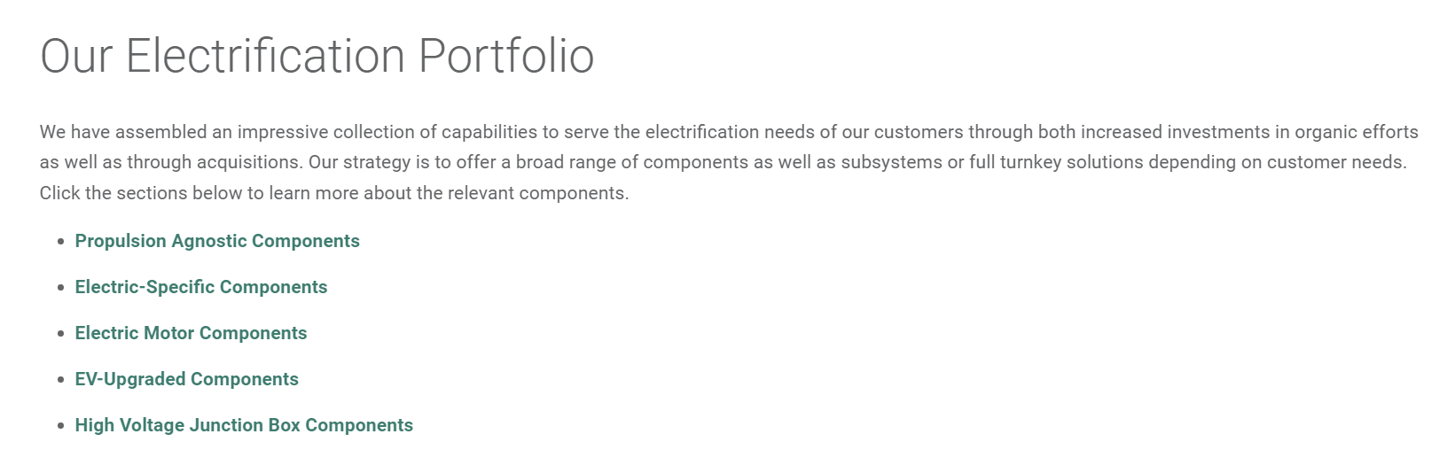 Sensata Technologies product / service