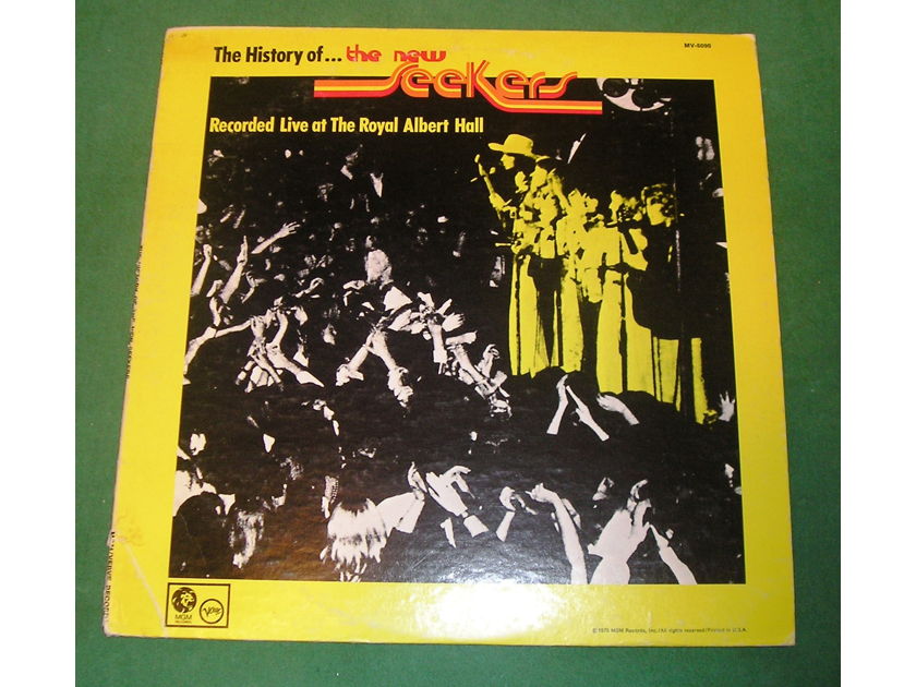 NEW SEEKERS (The)  "HISTORY OF...LIVE" - 1973 WHITE LABEL PROMOTIONAL ISSUE ***NM 9/10***