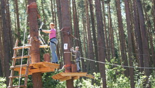 bester geburtstagde kletterwald weiherhof bäumde platform seile höhe