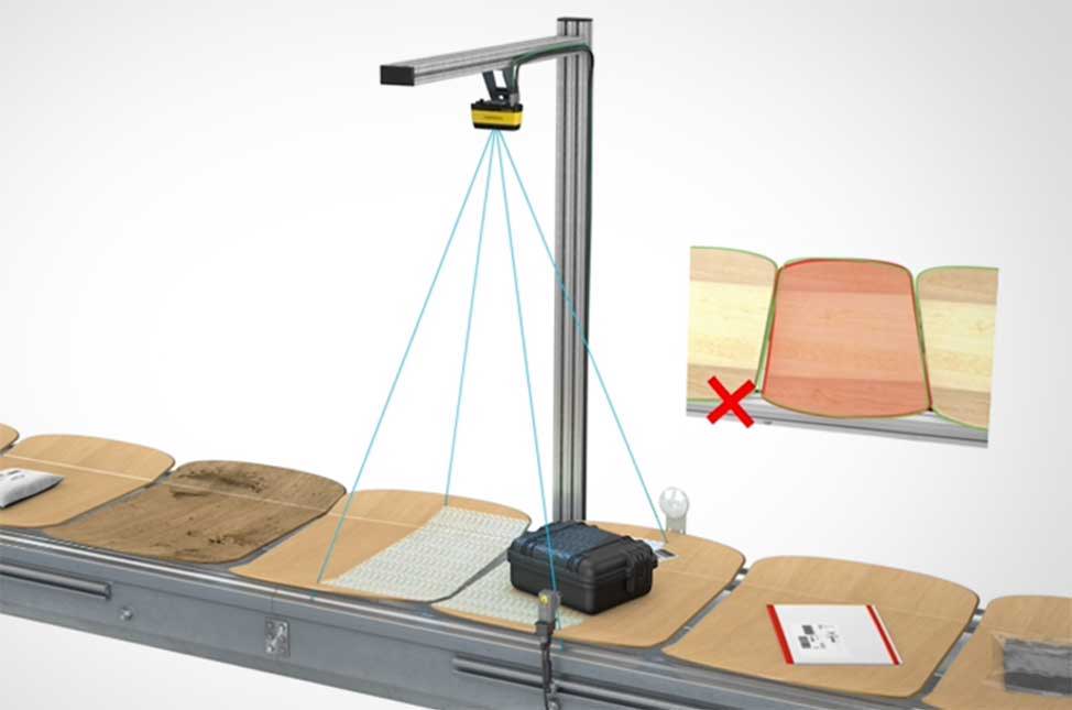 ด้วยความสามารถในการตรวจจับสินค้าของระบบ Cognex 3D-A1000 ระบบนี้ใช้เทคโนโลยีการมองเห็นแบบ 3 มิติ และ 2 มิติ