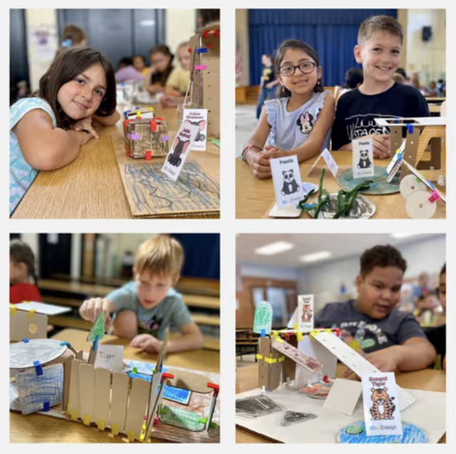 3DuxDesign kids making a zoo