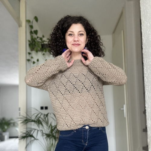 Gezellige en stijlvolle trui | Mijn schitterende trui haakpatroon