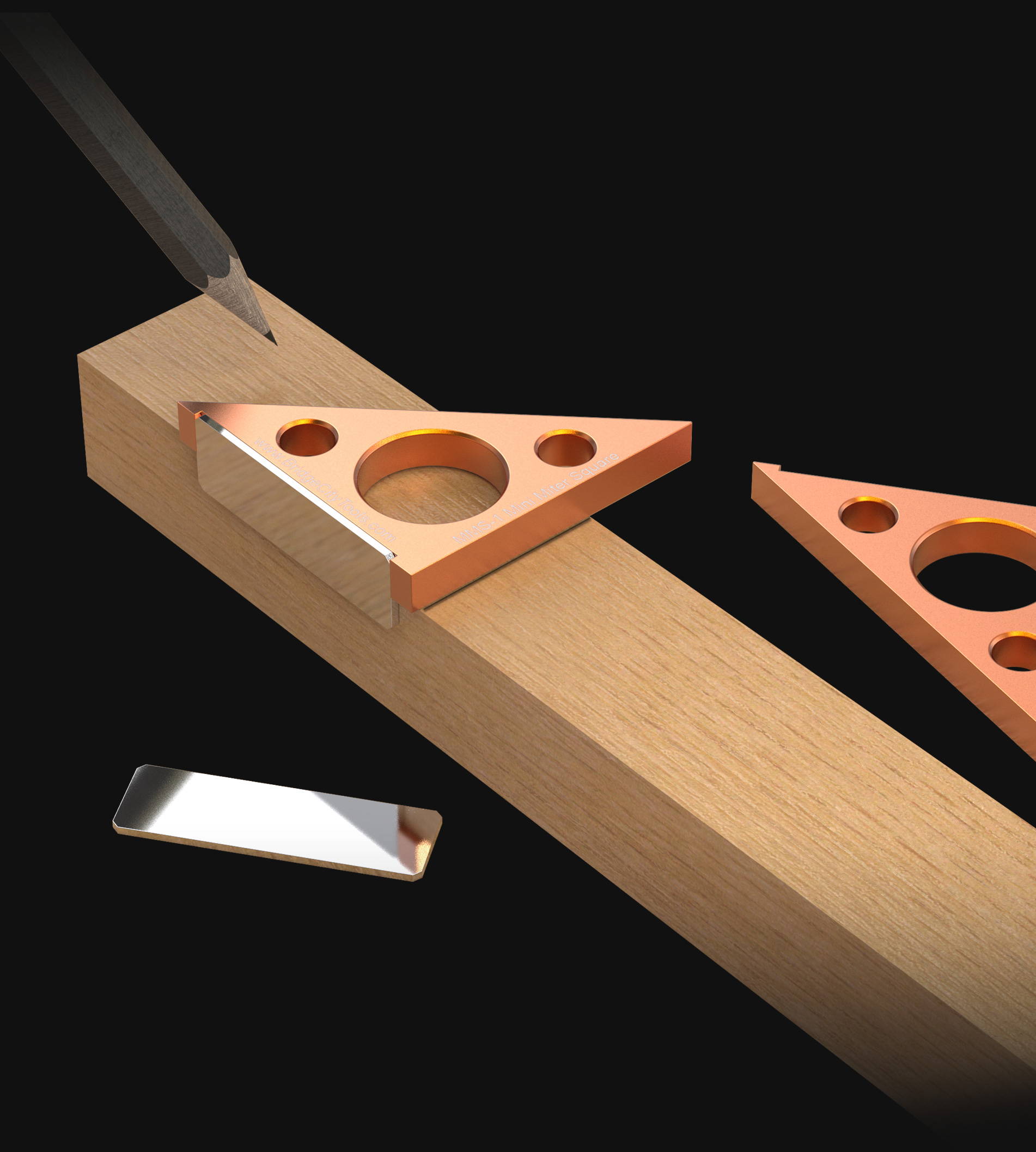 お見舞い Miter Mini MMS-1 Square (EU) Works Tool City Bridge – その他