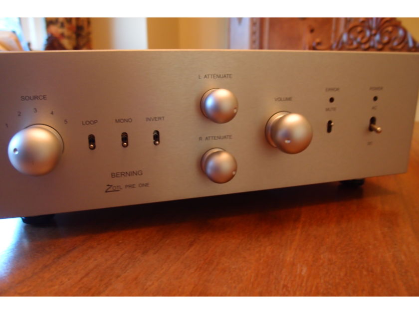 David Berning Co Zotl Pre One With Phono *PRICE DROP FOR ONE WEEK*