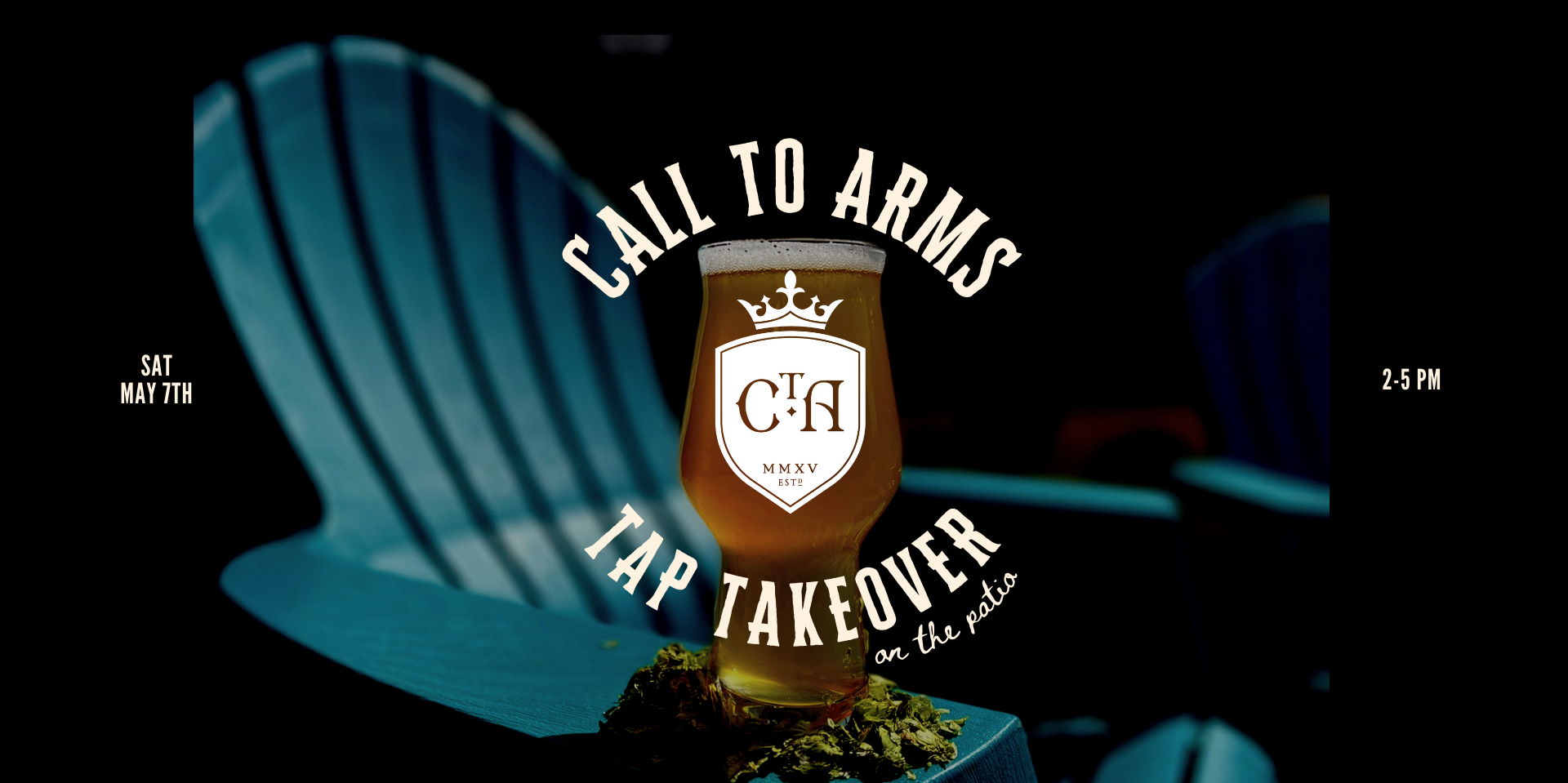 Call To Arms Tap Takeover promotional image