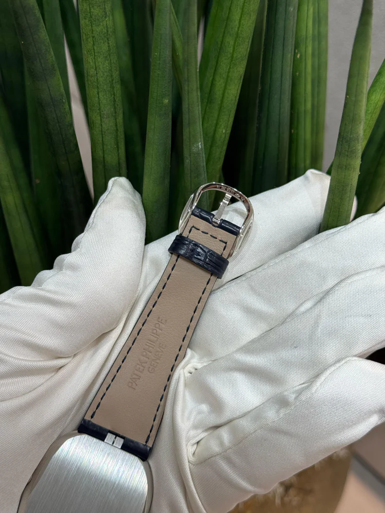 Patek Philippe Golden Ellipse Platinum Blue Dial