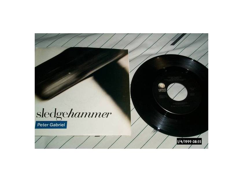 Peter Gabriel - Sledgehammer 45 with picture sleeve