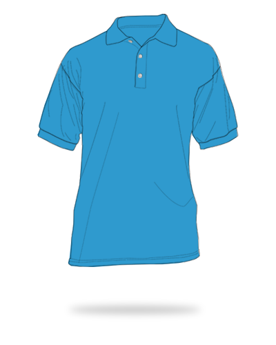 Aqua blue kids fit honeycombed cotton polo shirts sj clothing manila philippines