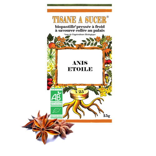 Pastilles anis étoilé bio