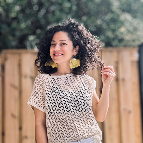 Maak het perfecte T-shirt voor de zomer | Lace Meadow Tee haakpatroon