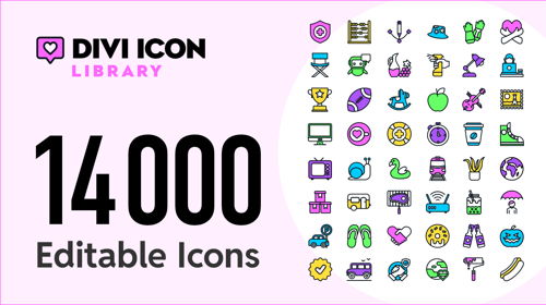Divi Icon Library