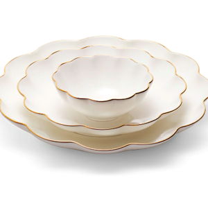 Aerin Scalloped Nesting Serving Dishes, Set of 3