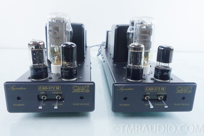 Cary CAD-572 SE Signature Mono Tube Power Amplifier Pai...