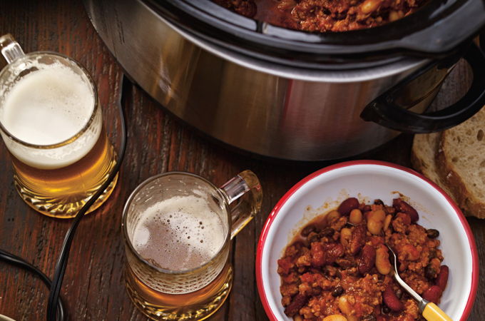 Three-Bean and Pork Chili