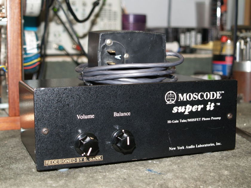 NYAL Moscode/Sank Super It Radically upgraded phono stage, warr.