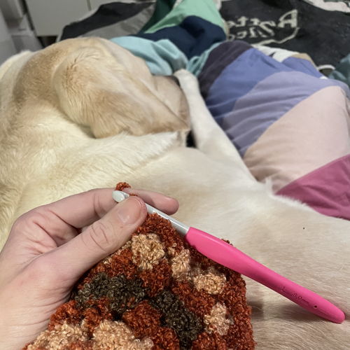 Crocheted shawl Grandma