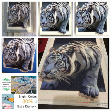 5D Tiger Daimond painting neu original verpackt 