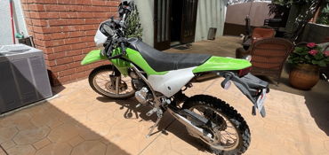 2021 KAWASAKI KLX230 motorcycle for rent near Simi Valley, CA