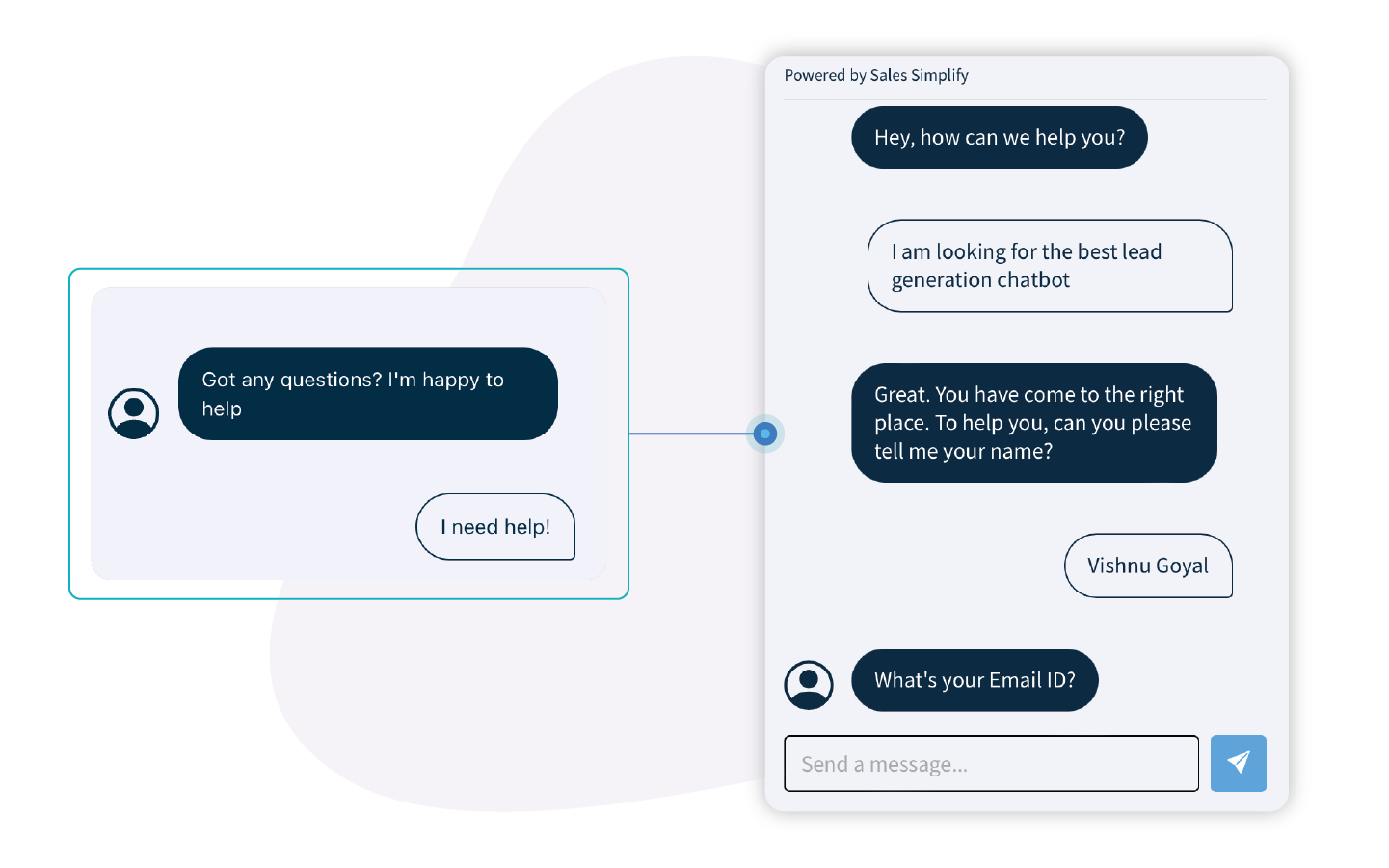 Make lead generation fun with chatbot   lead generation chatbot by sales simplify