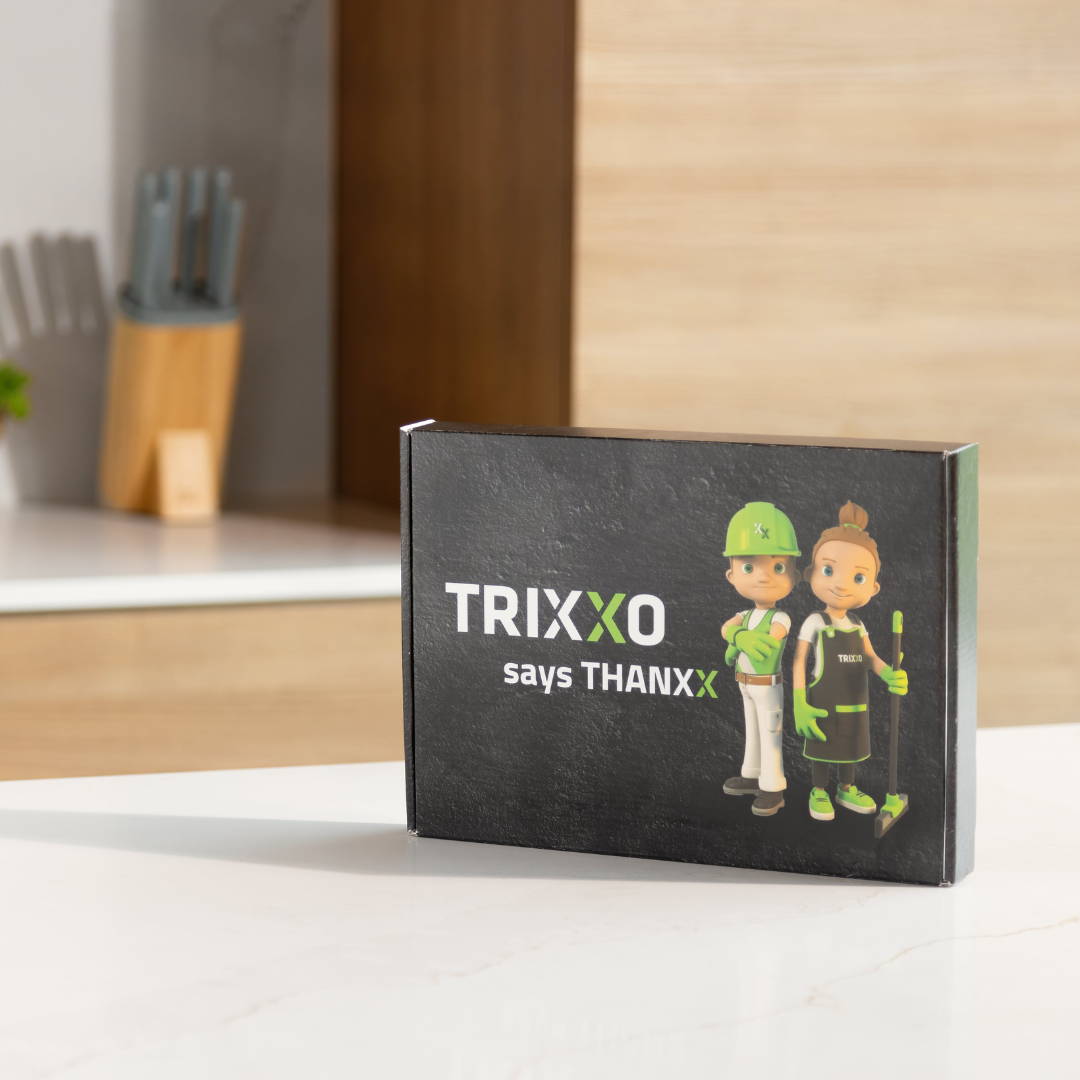 TRIXXO en BergHOFF Belgium - Een geslaagde samenwerking voor originele en gepersonaliseerde eindejaarsgeschenken. Ontdek de case study en hoe onze GiftBox bijdroeg aan de merkbeleving van TRIXXO.