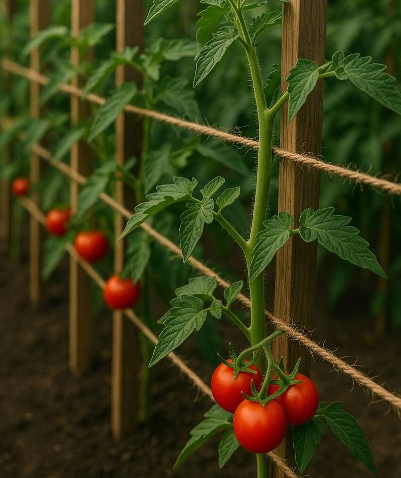 best ways to stake tomatoes