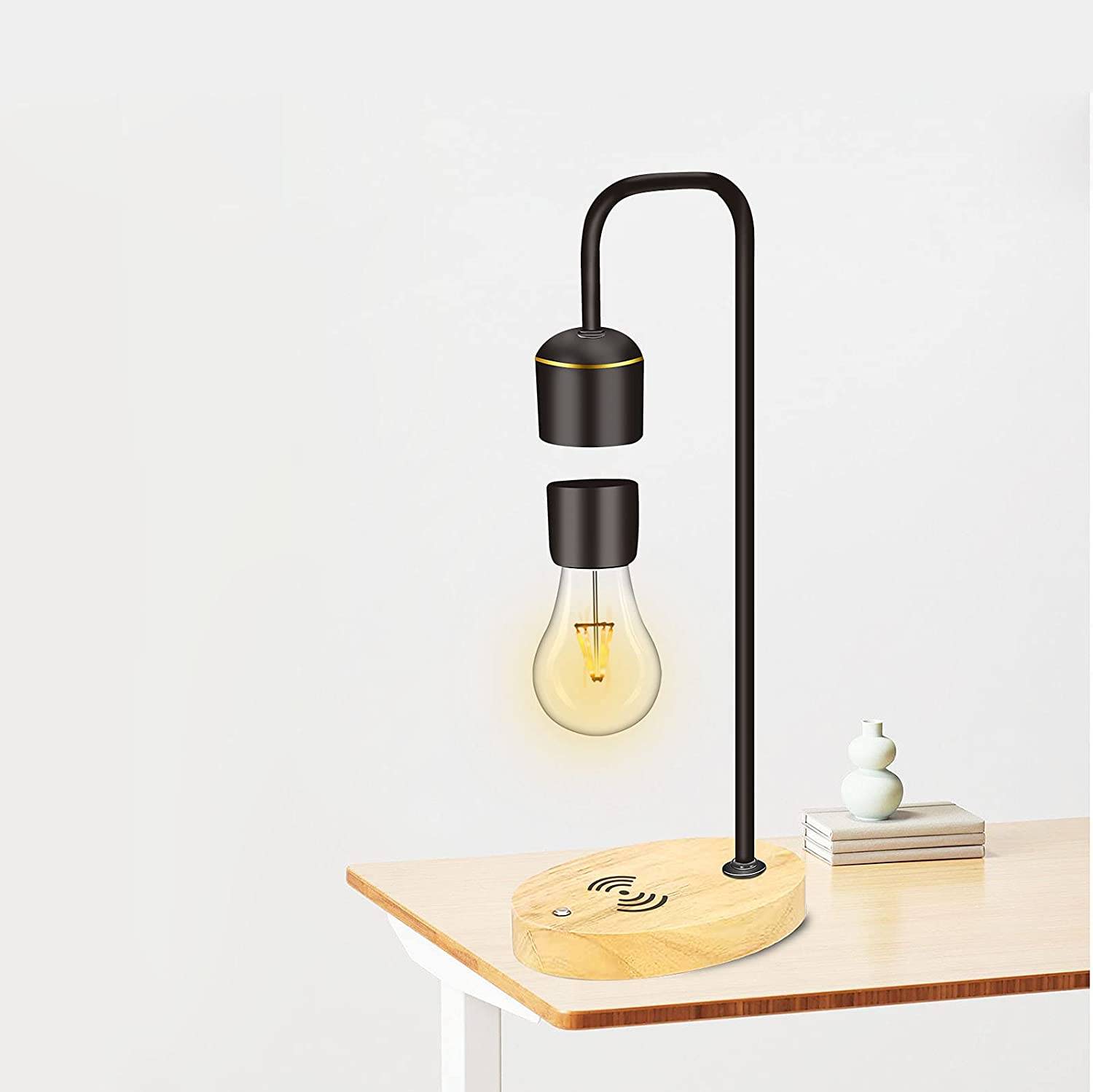 levitating bulb, floating lamp magnetic, magnetic levitating light bulb,