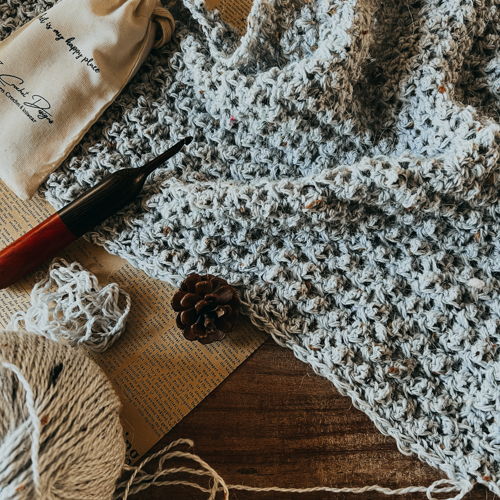 Shawl Crochet Pattern Mini Acorn Shawl
