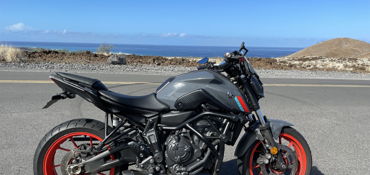 2021 YAMAHA MT-07 motorcycle for rent near Kailua-Kona, HI