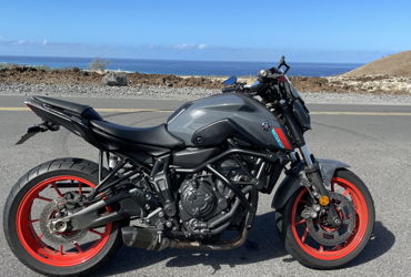 2021 YAMAHA MT-07 motorcycle for rent near Kailua-Kona, HI