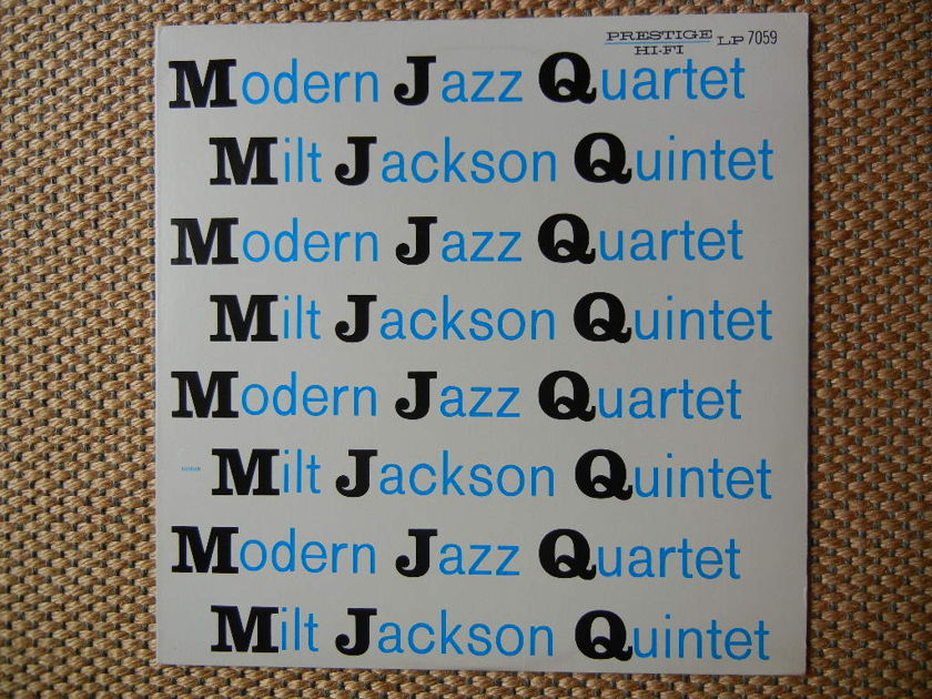 MODERN JAZZ QUARTET/ - MILT JACKSON QUINTET/ Prestige 7059 HI FI