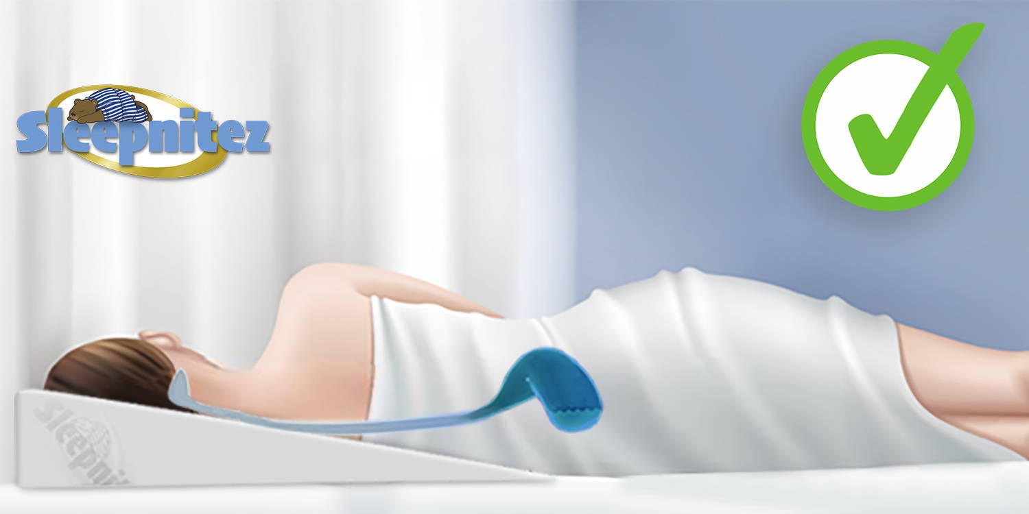 Sleepnitez Wedge Pillow and Back and Side Sleeper Pillow for The Best  Nights Sleep - Sleepnitez