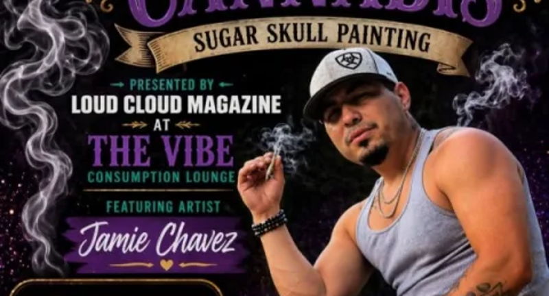 Clouds & Cannabis: Sugar Skull Painting Night