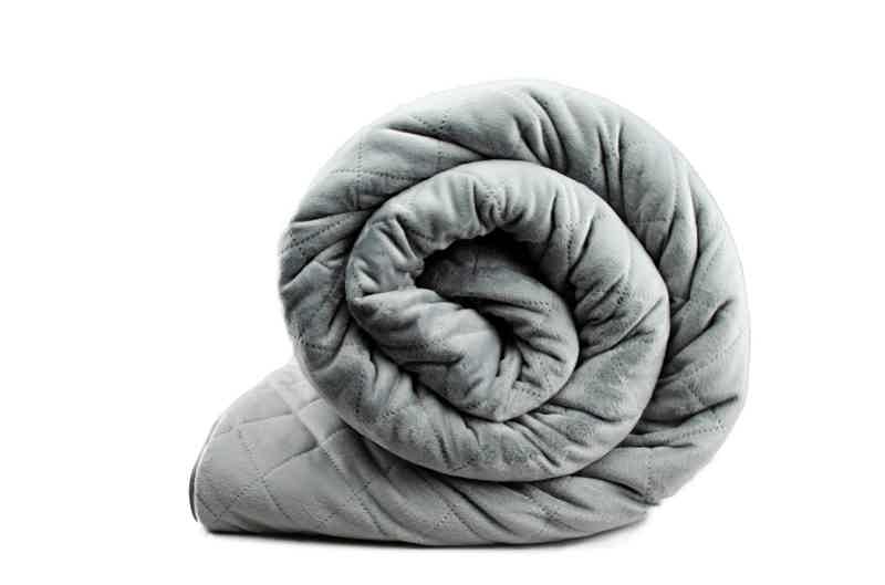 Gravid Weighted Blanket with MicroPlush Cover close-up to show quilting pattern