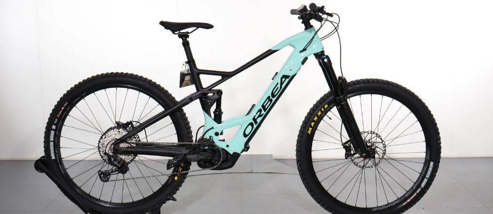 Orbea ebike on a stand