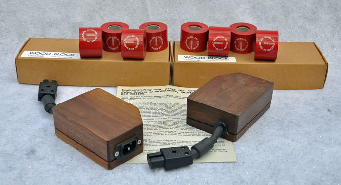 VERSA LABS RFI suppression Sys Wood Blocks - Red Roller...